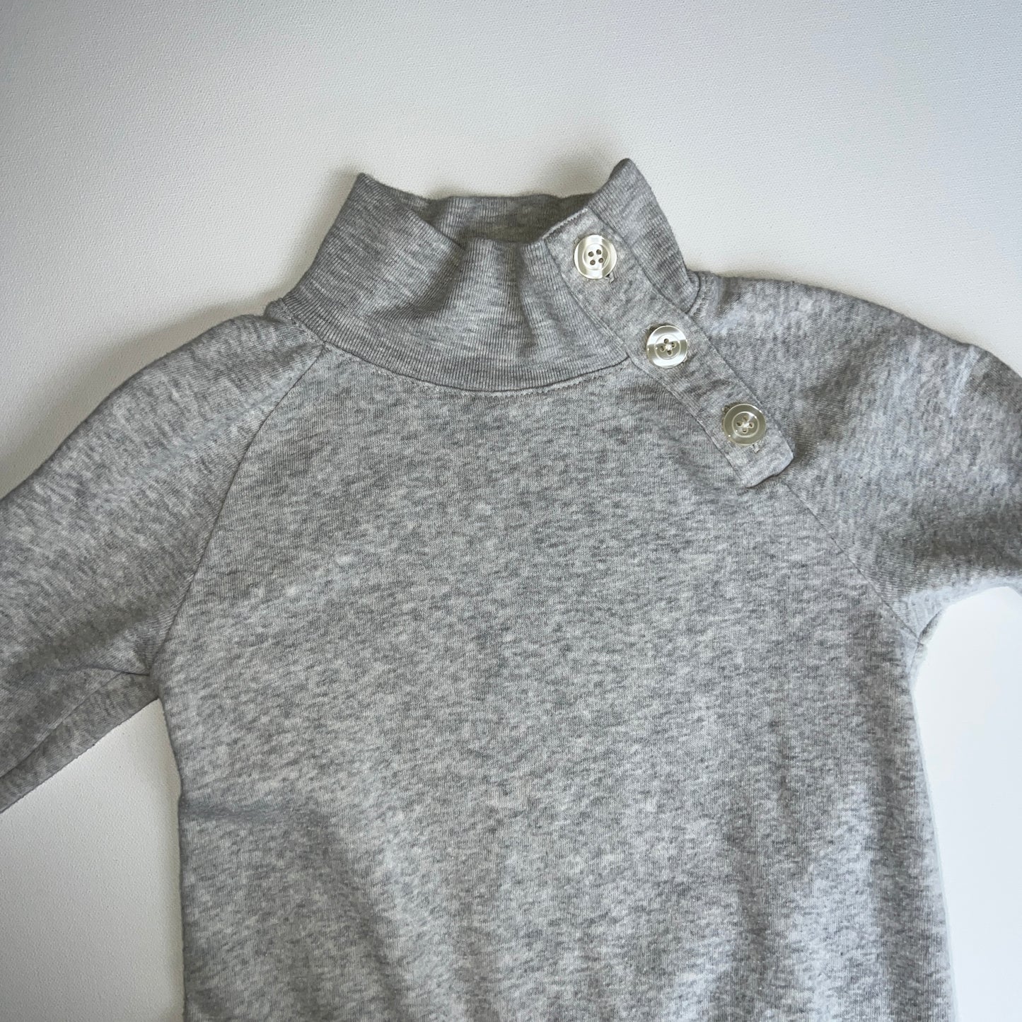 J. Crew Crewcuts Girls' Button-neck Sweatshirt Dress