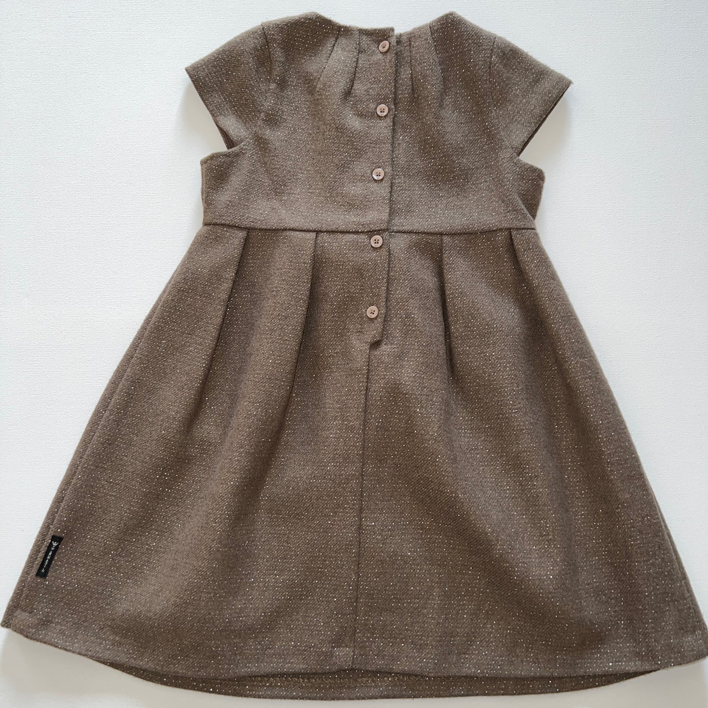 Armani Junior Girls Kids Lurex Glitter Dress - NEW