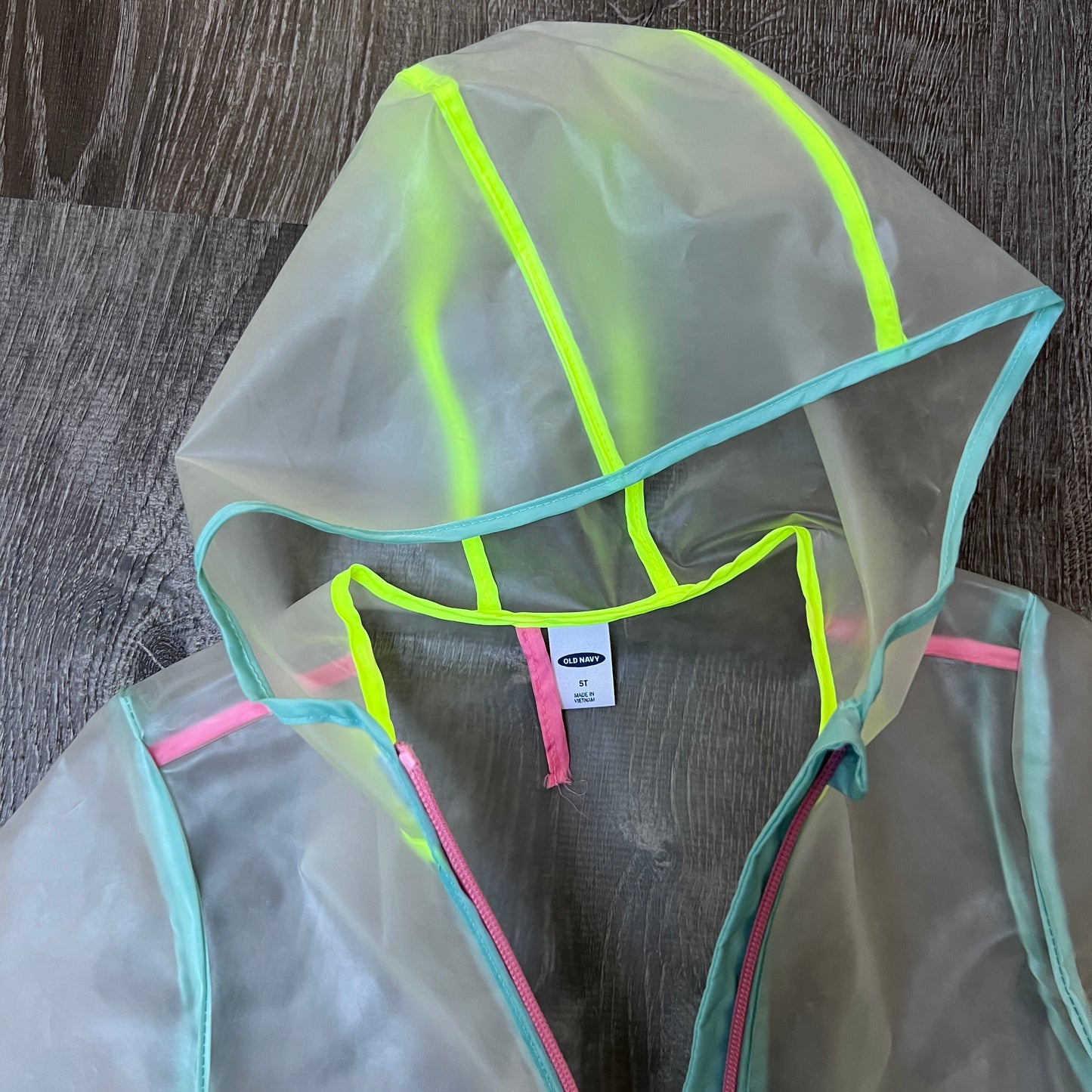 Old Navy Transparent Rain Jacket
