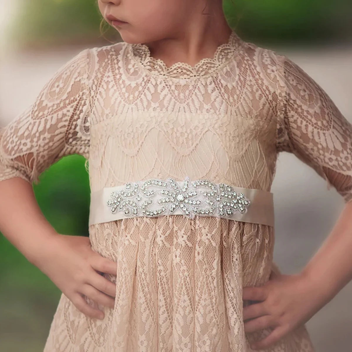 Trish Scully Bella Rafaela Dress & Belt Set
