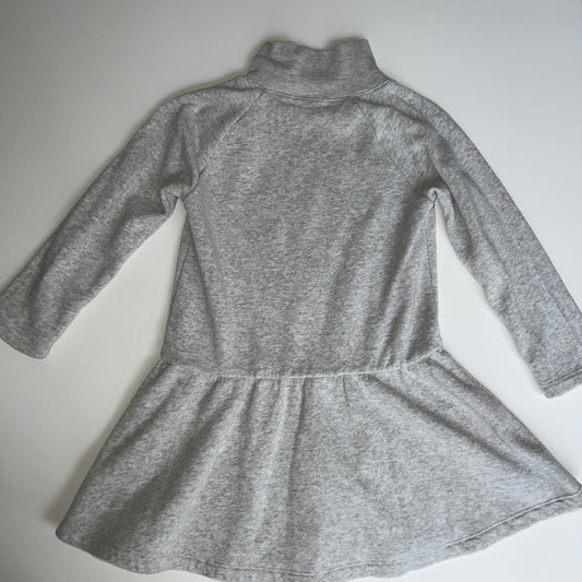 J. Crew Crewcuts Girls' Button-neck Sweatshirt Dress