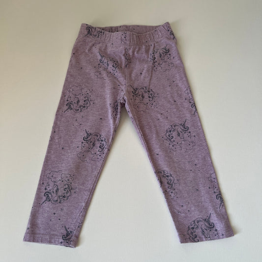 Gap - Unicorn Girl's Capri Leggings - Purple