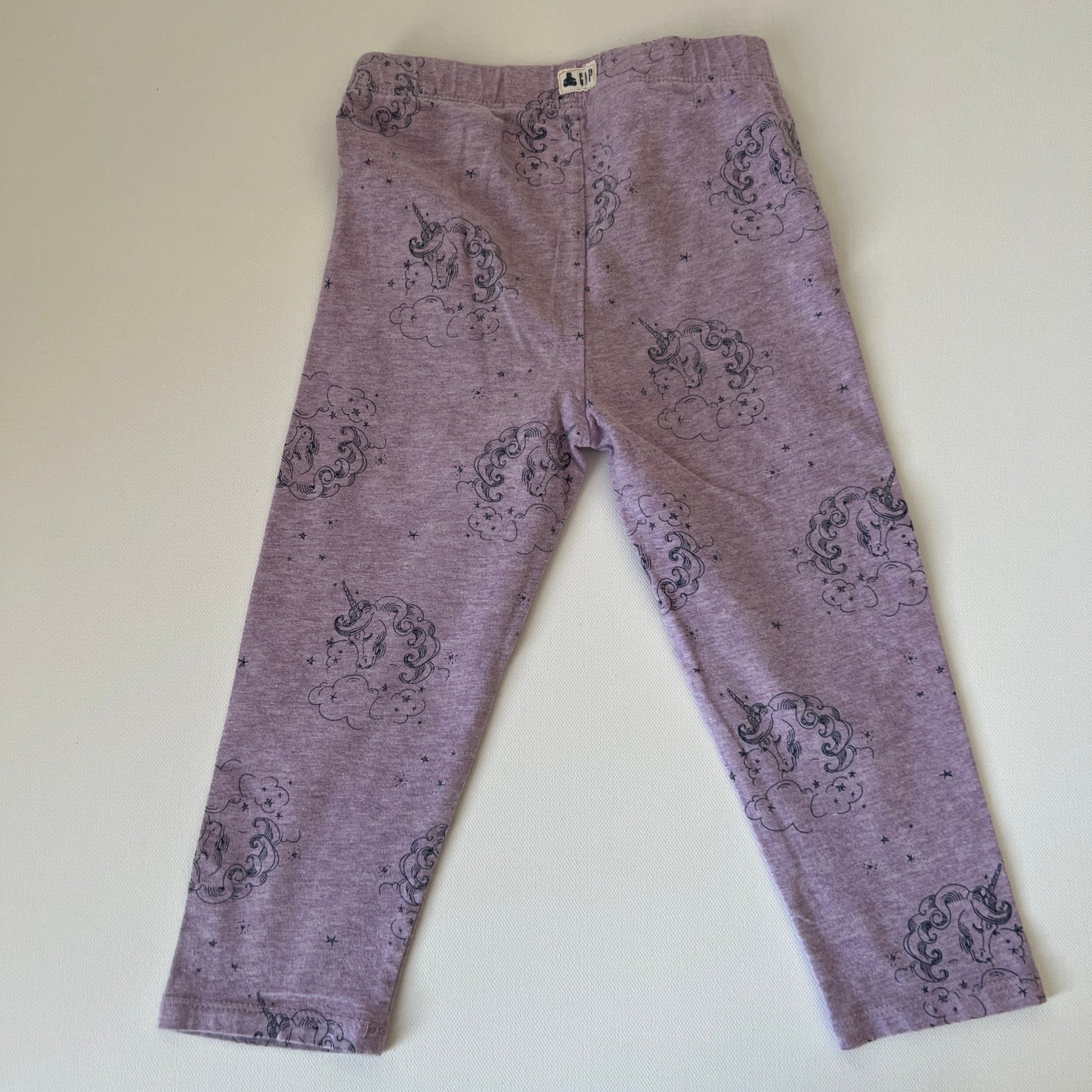 Gap - Unicorn Girl's Capri Leggings - Purple